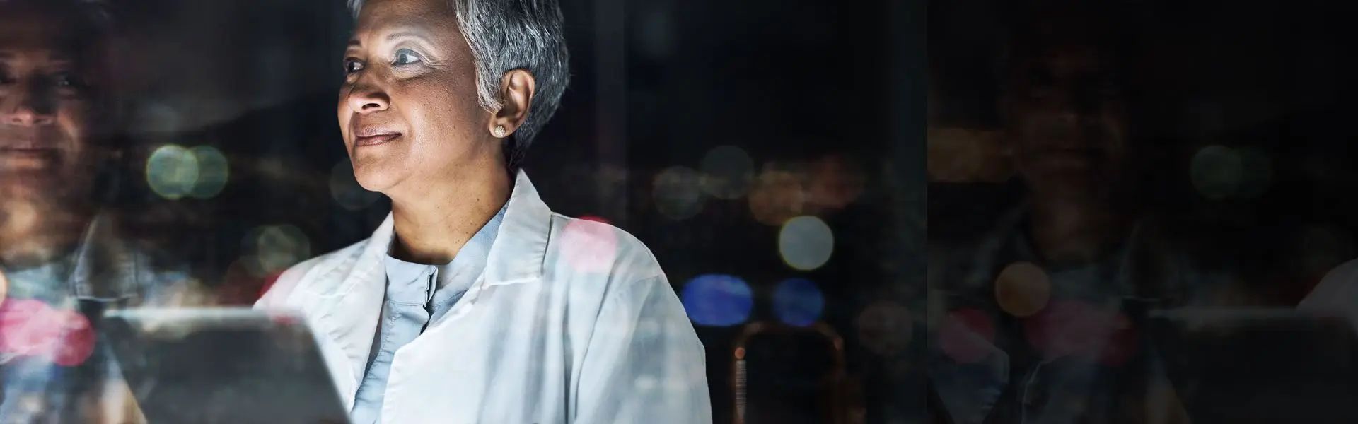 Professional woman with tablet